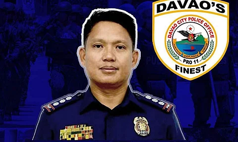 Suspended Davao City Police Office City Director PCol. Richard Bad-ang