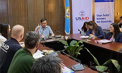 USAID visits Davao del Norte
to discuss impact of calamities