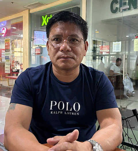 Former Talisay City vice mayor Samuel Siote