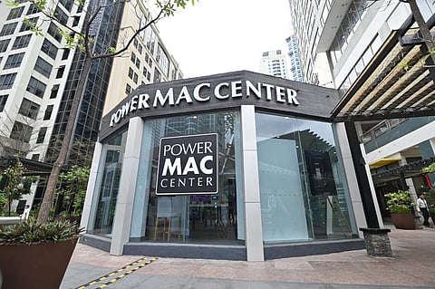 The exterior of Power Mac Center - Eastwood Mall branch in Quezon City.