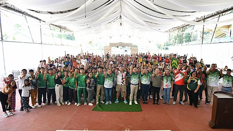 BATTLE-READY. Defending champion Davao City Durians delegation, comprising some 650 athletes and coaches, is ready to retain its title and improve its performance in the Davao Region Athletic Association (Davraa) Meet 2024, which officially opens on April 1.