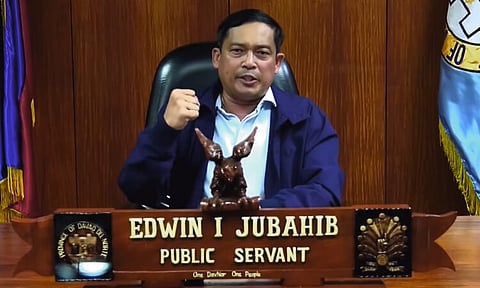 Suspended Davao del Norte Governor Edwin Jubahib