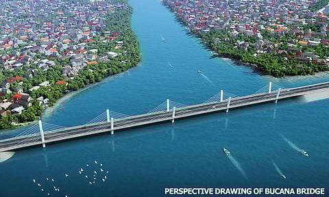 Bucana Bridge perspective drawing