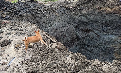 RETRIEVAL OPERATION. The City Government of Panabo conducted a retrieval operation for the two men who went missing and were reportedly trapped in a tunnel in Purok 3, Barangay Manay on Thursday, April 4. Mayor Jose Relampagos visited the site to get updates on the incident. The city government clarified that the tunnel incident was caused by the flammable substance which resulted in an explosion on Sunday, March 31, 2024.