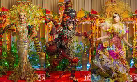 MUPH 2024: Top 3 winners sa national costume gipili
