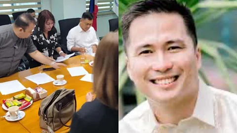 (from left to right) MCWD interim board, Atty. Joselito Thomas P. Baena