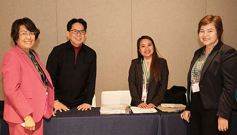 From left: Dr. Madeleine Valera, Dr. Isidro Burog, Jr., Jammhyne Lanozo, Dr. Gina Nazareth