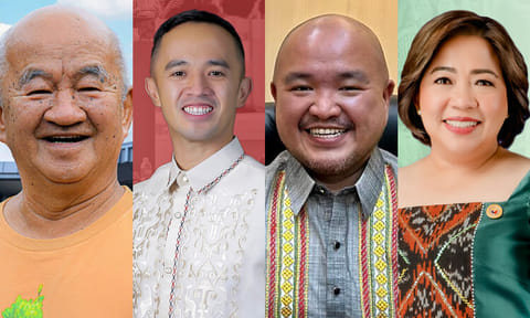 (From left) Tagum City Mayor Rey Uy, Davao del Norte Governor De Carlo "Oyo" Uy, Davao de Oro (DDO) Vice Governor Jayvee Tyron Uy, and DDO Representative Maricar Zamora