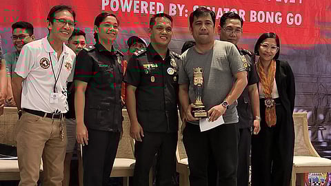 OPEN CHAMPION. Davao City’s international master (IM) Oliver Dimakiling, currently based in Dubai as a chess coach, clinches the open division title of the PSupt Ericley Louise D. Lazaro 2nd Warden's Rapid Chess Tournament held at The Annex events center of SM City Davao over the weekend.