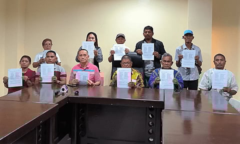 PERSONA NON GRATA. The Provincial Tribal Council of Davao del Norte under the leadership of its Provincial Tribal Chieftain Datu Art Davao through its resolution declared Tagum City Mayor Rey Uy and Davao del Norte Vice Governor Oyo Uy as Persona Non Grata on Wednesday, April 17.