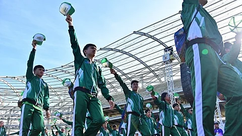 
2ND FOR THE FIRST TIME. With the inclusion of the dancesport as a regular sport in the Palarong Pambansa 2024, current third-placer Davao del Norte anticipates securing the overall runner-up finish in the Davao Region Athletic Association (Davraa) Meet 2024,  marking its first time to achieve such feat.
