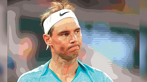 NOT TODAY. Though he said he is at peace with himself if it was his last match, Rafael Nadal said he is still not sure whether it was his final French Open match. / AP