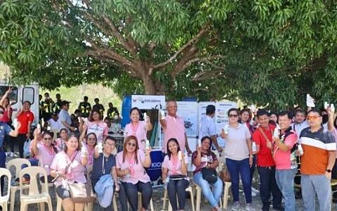 POVERTY ALLEVIATION. The representatives of the 12 associations in Balungao, Pangasinan that are beneficiaries of the Gatasang Kalabaw Kontra Kagutoman at Kahirapan project of the Department of Social Welfare and Development’s Sustainable Livelihood Program. The groups received on Monday, April 29, 2024 P4.6 million seed capital during a ceremony in Balungao town.