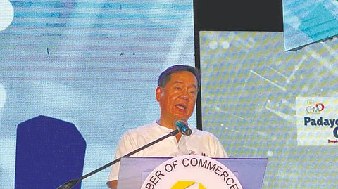 SPEECH. CCCI president Jay Y. Yuvallos
