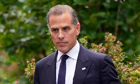 Hunter Biden departs from federal court, Tuesday, June 11, 2024, in Wilmington, Delaware, USA.