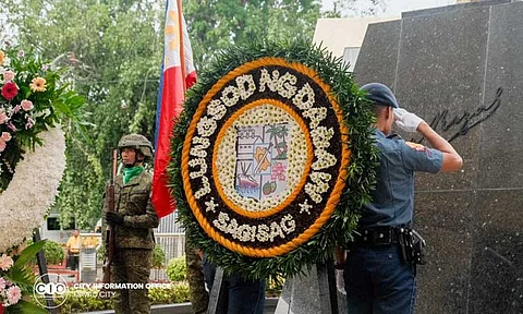 Vice President Sara Duterte led the wreath-laying ceremony during Davao City’s celebration of 126th Independence Day on June 12, 2024.