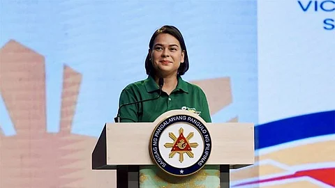 MANILA. Vice President Sara Duterte.