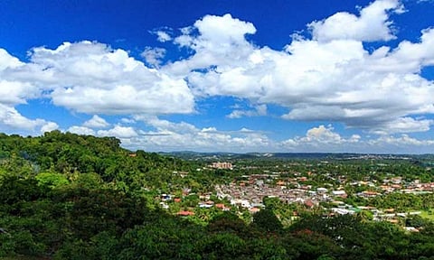 Shrine Hills overlooking the Davao downtown area taken in 2018.