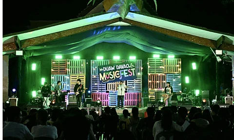 The first ever Duaw Davao Music Fest on Friday night, June 21, 2024 at Rizal Park, Davao City.