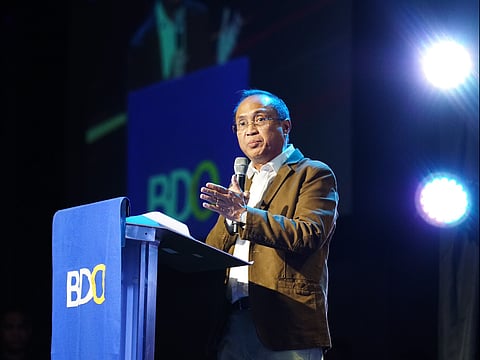 BDO’s Executive Vice President and Institutional Banking Group (IBG) Head Charles M. Rodriguez delivers his keynote presentation, commending the impressive performance of the IBG team. He also shared his vision for the year.