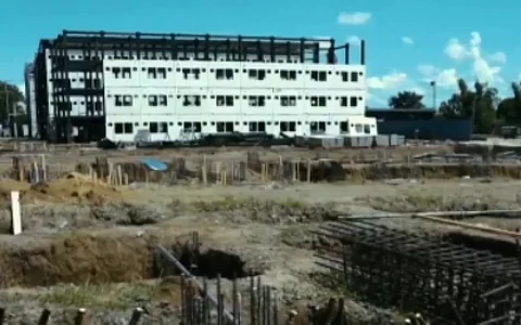 HOUSING PROGRAM. The first tower of the Asenso Yuhum Residences-Arao of Bacolod City is now rising in Barangay Vista Alegre. As of Friday (July 5, 2024), beneficiaries of some 296 housing units were all pre-qualified by the Pag-IBIG Fund and will soon move in.