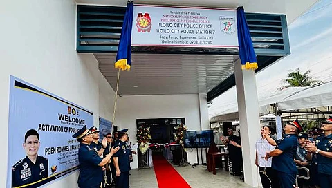 ILOILO. Police General Rommel Francisco Marbil, chief of the Philippine National Police (PNP), activates four new police stations during his visit to Iloilo City on July 2, 2024.