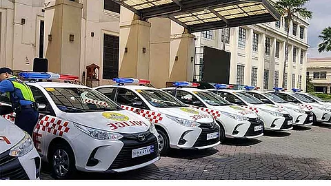 8 ka bag-ong patrol cars gi-turnover ngadto sa CCPO