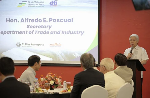 Pascual hails 1st PH industrial park’s
industrial, economic excellence