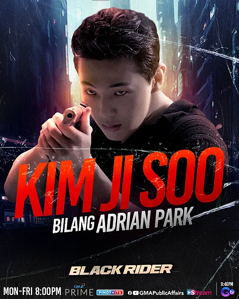 Korean actor Kim Ji Soo and Kapuso actor Jak Roberto now part of 'Black Rider'