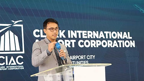 MANILA. Clark International Airport Corporation President and Chief Executive Officer Arrey Perez.