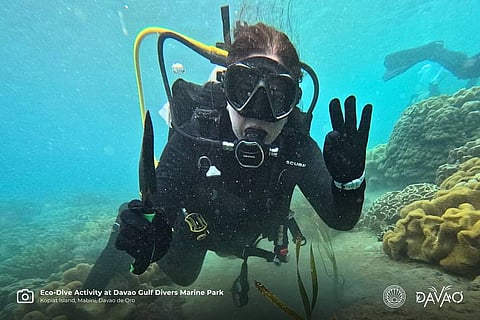 DOT-Davao unveils new Mabini
dive site