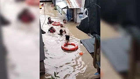 192 ka pamilya apektado sa baha sa Brgy. Umapad
