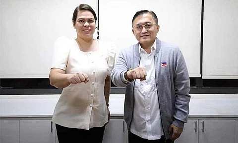 Vice President Sara Duterte and Senator Bong Go