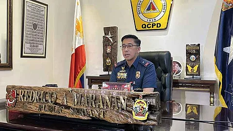 MANILA. Quezon City Police District Director Brigadier General Red Maranan in an interview with SunStar.