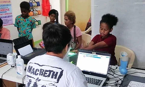 PHILSYS REGISTRATION. The Philippine Statistics Authority conducts a Birth Registration Assistance Project, Batch Request System, and Philippine Identification mobile registration for the Kinaragan Indigenous Peoples community in Limay, Bataan. (Photo courtesy of PSA)