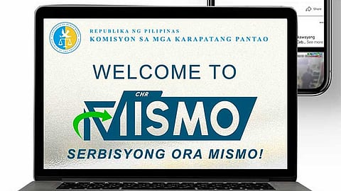 CHR now accepts complaints, requests online thru ‘Mismo’