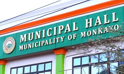 The facade of the Monkayo Municipal Hall in Davao de Oro