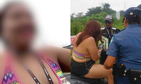 A woman was arrested for violating the "road closure rules" set by authorities during the Ironman 70.3 in Davao City on Sunday, August 11, 2024.