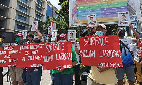 Progressive groups stage rally to mark Lariosa’s 4th-month disappearance