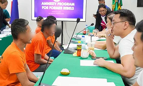 Over 20 ex-rebs apply for amnesty program