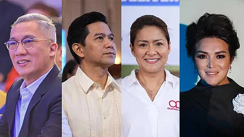 CEBU. (From left) Mandaue City Mayor Jonas Cortes, Jonkie Ouano, Rep. Lolypop Ouano-Dizon, and Mandaue City Treasurer Regal Oliva.