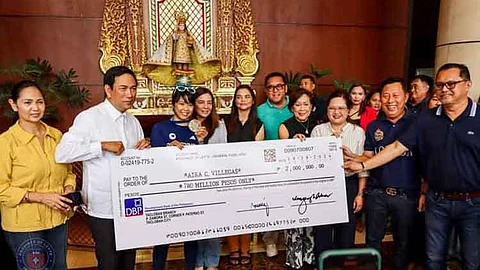 Leyte awards P2M to Olympian Aira Villegas