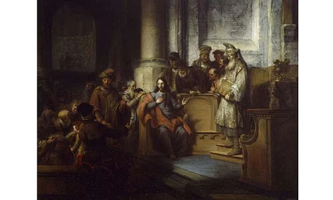 Jesus in the synagogue