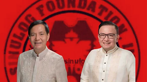 (From left) Cebu City suspended mayor Michael Rama, Acting Mayor Raymond Alvin Garcia
