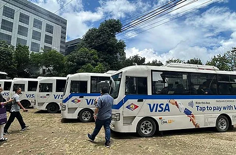 CASHLESS. Visa’s payment scheme is designed not only to provide convenience for local commuters but also to enhance the tourism experience for foreign visitors in the province, offering them a seamless and modern way to navigate their travels.