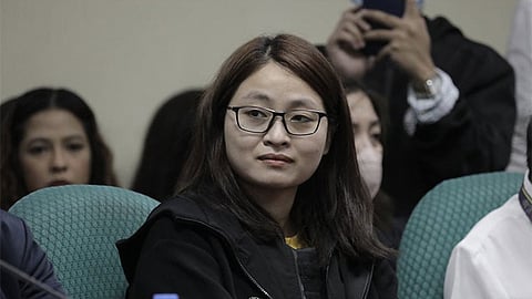 Alice Guo in Senate hearing