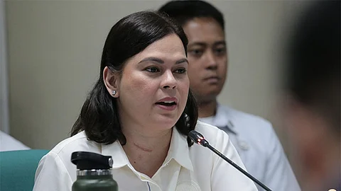 Sara Duterte in Senate hearing