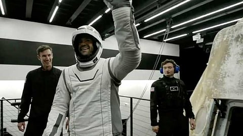 Tech mogul returns to Earth after first private spacewalk