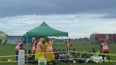 MCIAA conducts crash, rescue simulation