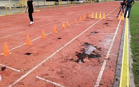 Garcia orders probe into karate athlete’s track oval injury